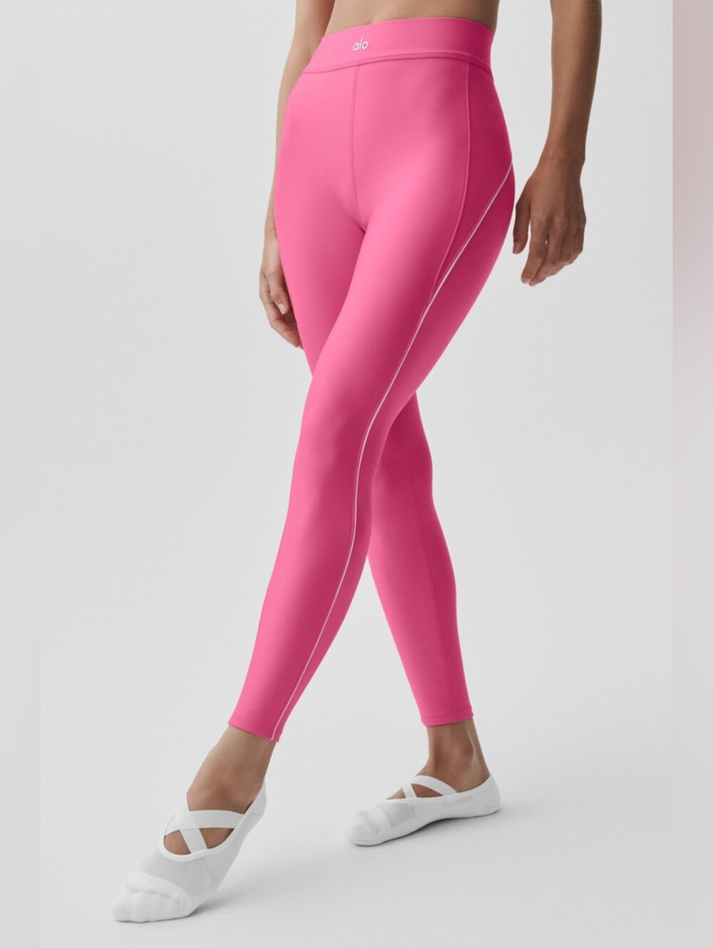 ALO Yoga Airlift High-Waist 7/8 Speedwork Legging in Paradise Pink